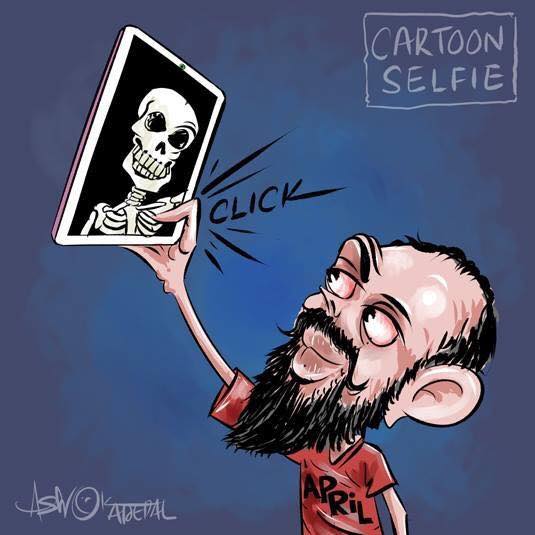 The Cartoon-Selfie man - Artologue